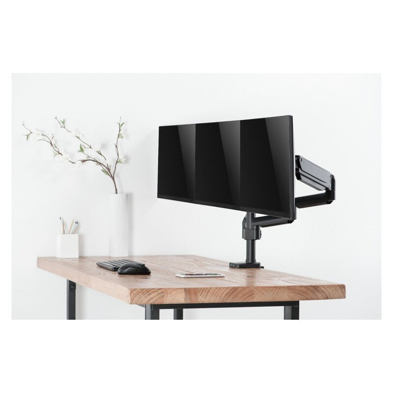 ذراع مراقبة Twisted Minds Premium Triple Monitors مثبتة على عمود من الألومنيوم مع منافذ USB ذراع مراقبة Twisted Minds Premium Triple Monitors مثبتة على عمود من الألومنيوم مع منافذ USB